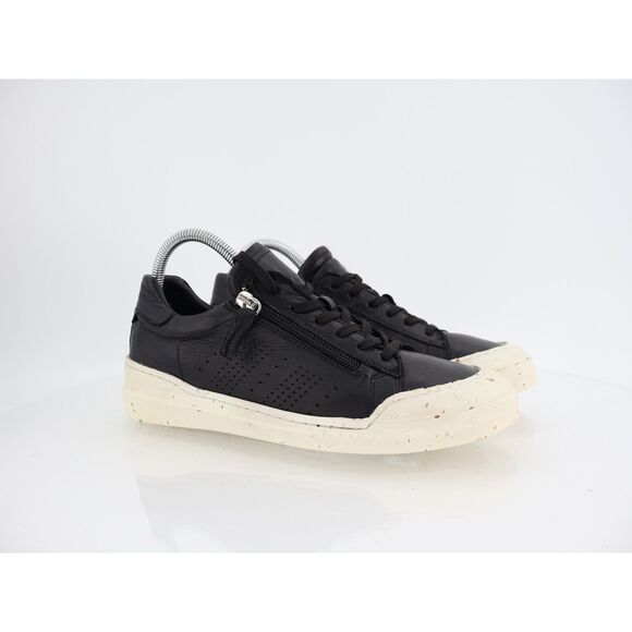 Spring Step Women's Rantana Fashion Sneakers Size 40 9 Black Leather Lace Up - Picture 1 of 11